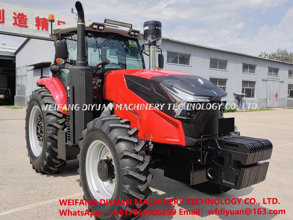 Agricultural Tractor with PTO Rotary Tiller