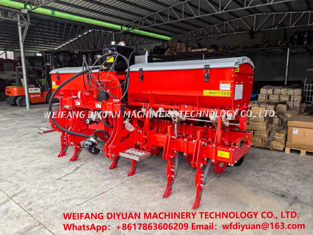 Agricultural Tractor with Seed Drill