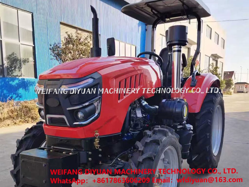Agricultural Tractor with PTO Rotary Tiller
