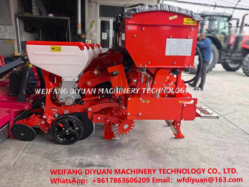 4WD Tractor with Planter for Field Crops