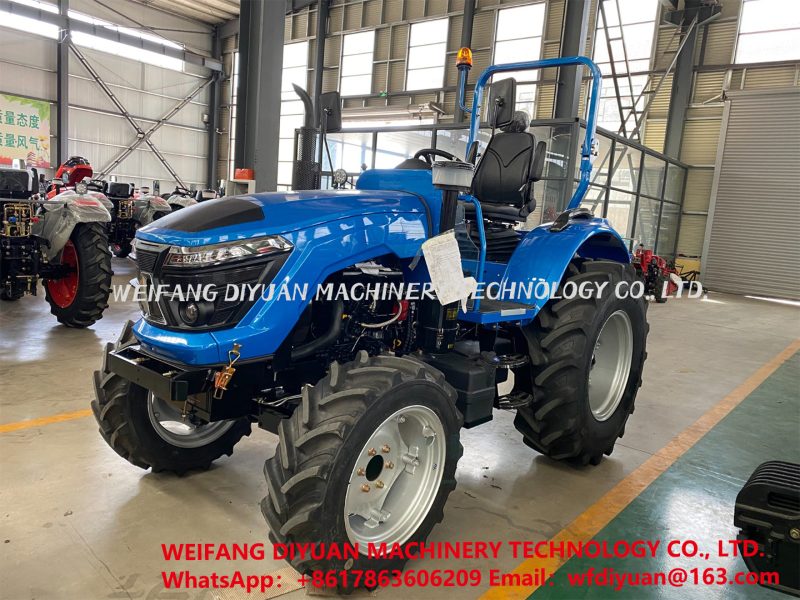 4WD Agricultural Tractor with Rotary Tiller