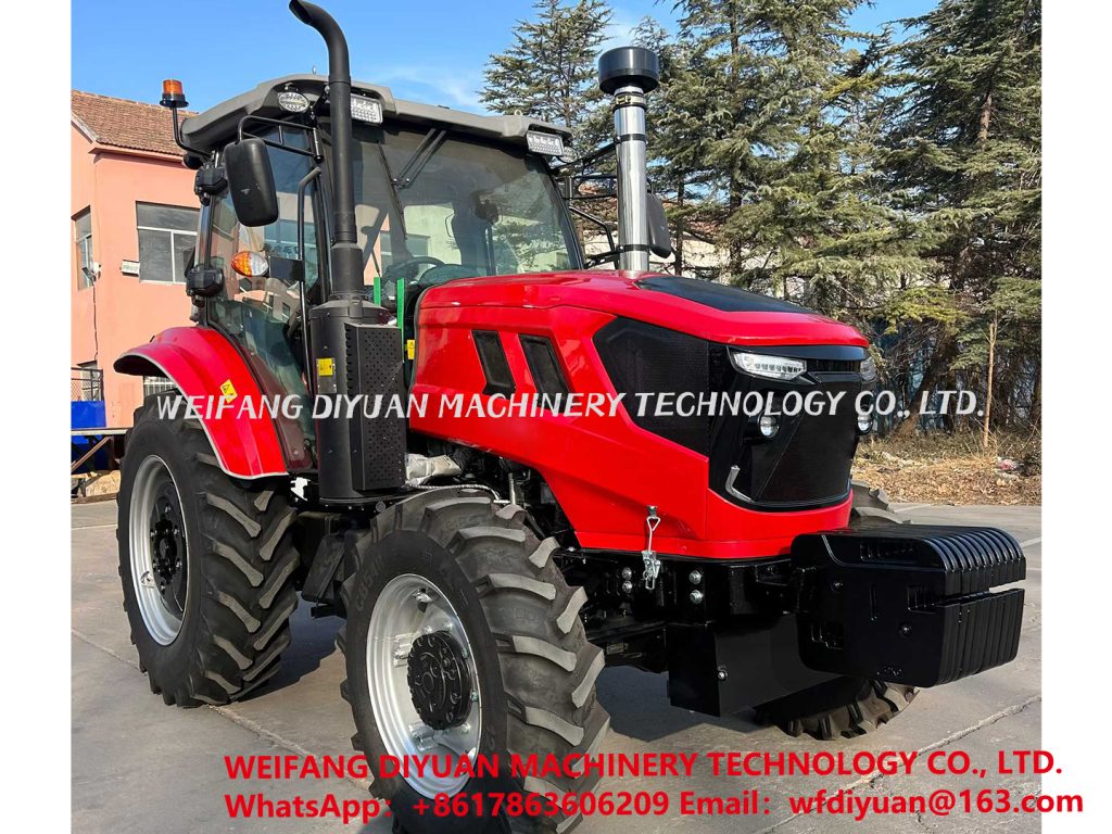 Farm Tractor with Rotary Cultivator