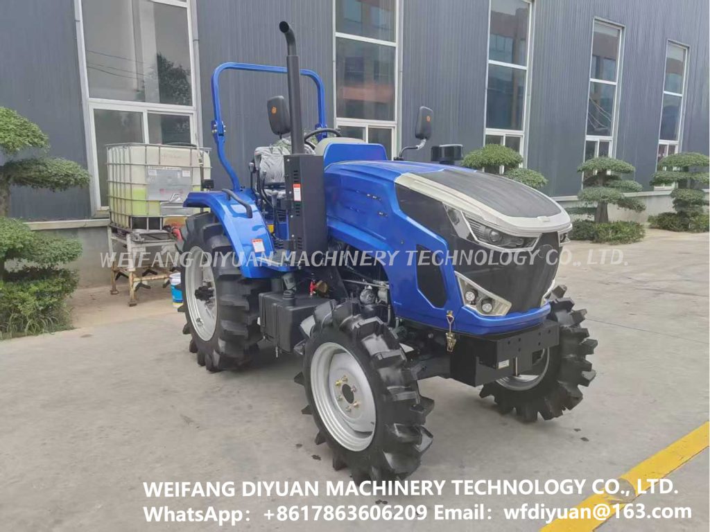 China 4WD Agricultural Tractor with Rotary Tiller