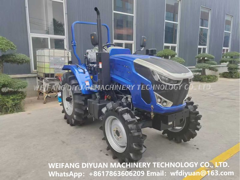 China 4WD Agricultural Tractor with Rotary Tiller