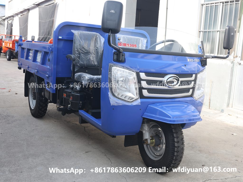 Chinese agricultural diesel three-wheeler with 40 horsepower