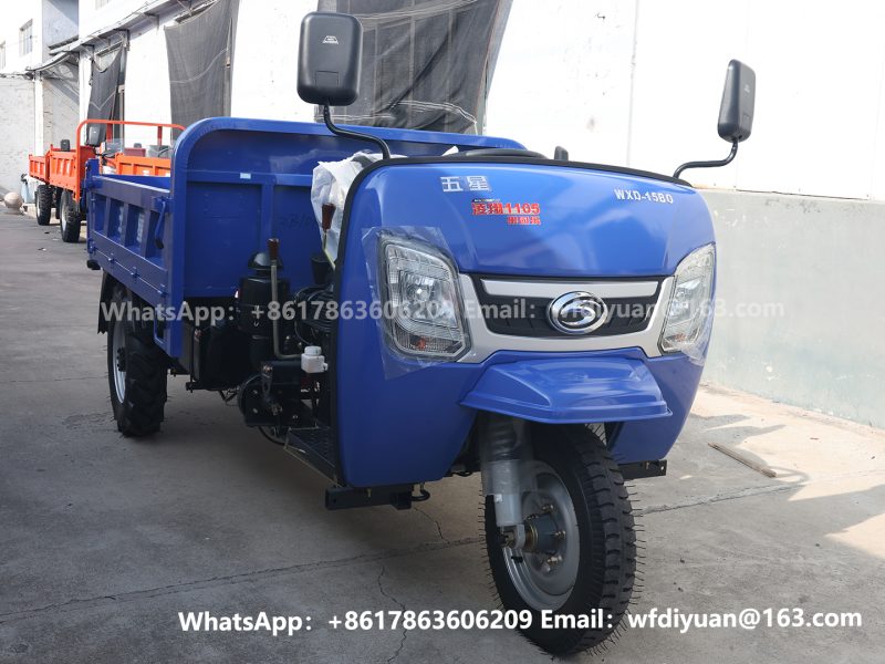 Chinese-made diesel transportation tricycle