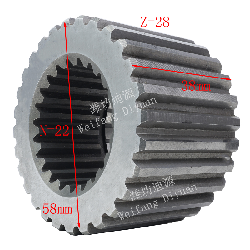 For LOVOL tractor and harvester parts Reverse gear meshing tooth seat of FT300.37.106a