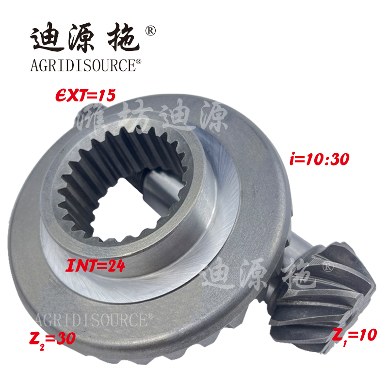 For LOVOL tractor and harvester parts  QJ254J-1.31.144 Large Helical Gear - QJ254J-1.31.127SF Input Helical Gear Shaft