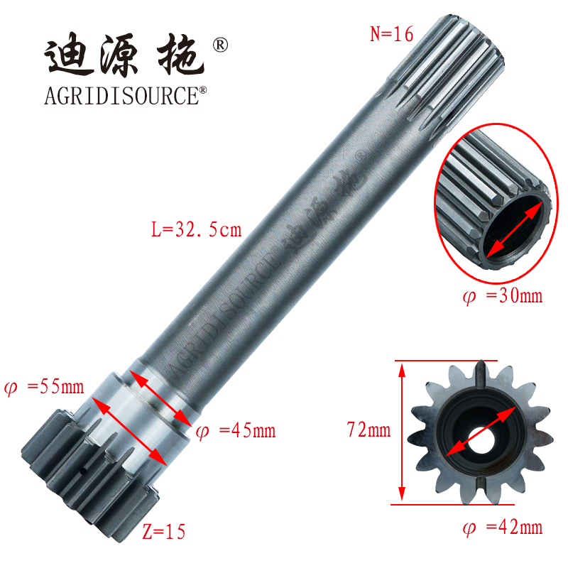 For LOVOL tractor and harvester parts TC03371040002 Power output driving gear
