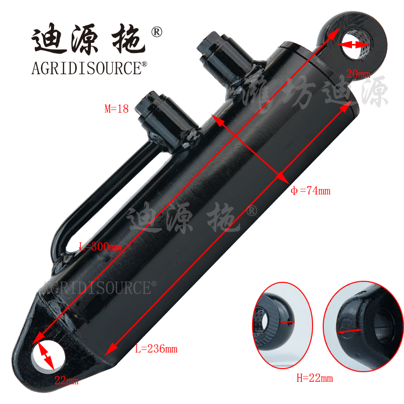 For LOVOL tractor and harvester parts TE3C551010012a Hydraulic Cylinder Assembly